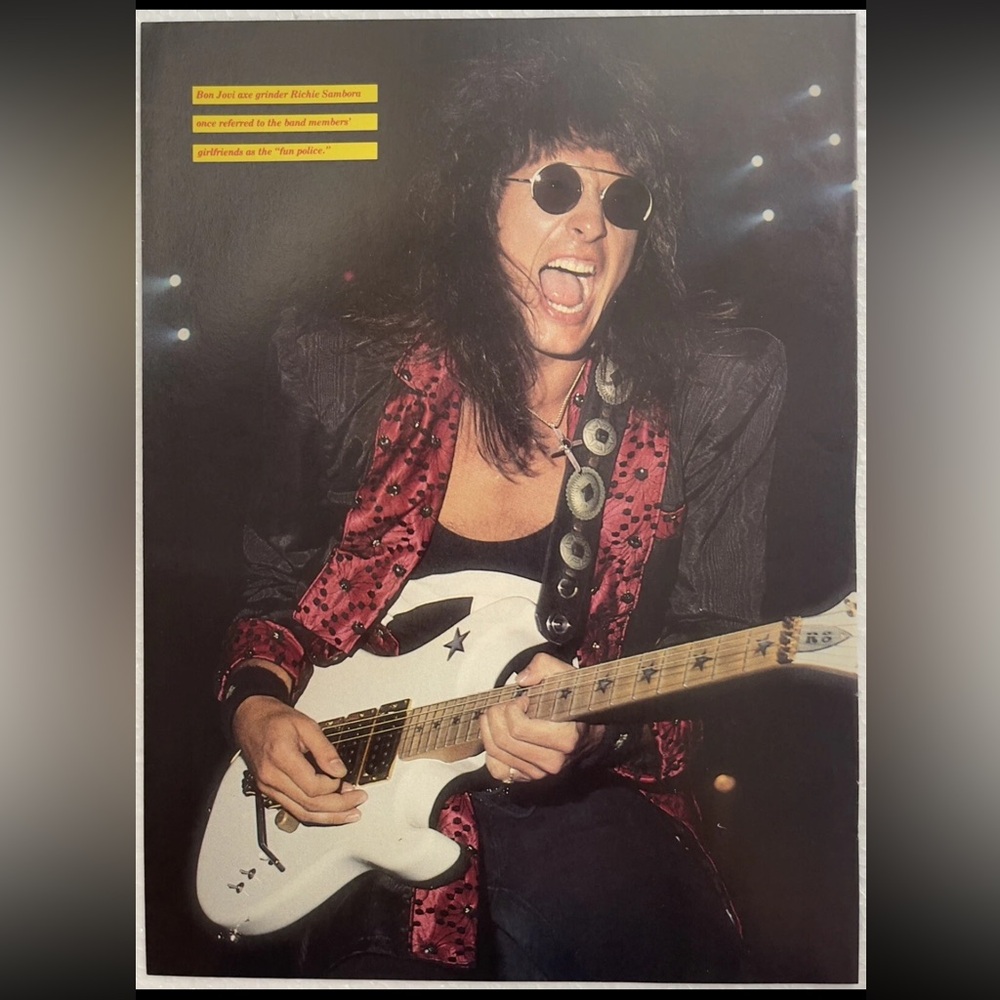 Vintage Richie Sambora Pinup
